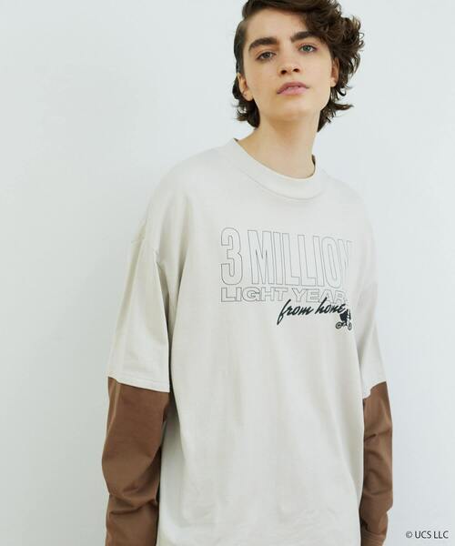 FRAPBOIS（フラボア）の「レイヤーカットソー（Tシャツ/カットソー・レディース・ベージュ・1/2）」の14枚目の写真