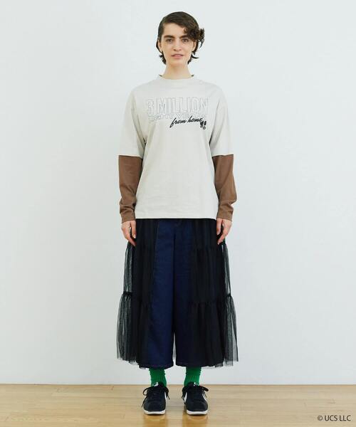 FRAPBOIS（フラボア）の「レイヤーカットソー（Tシャツ/カットソー・レディース・ベージュ・1/2）」の17枚目の写真