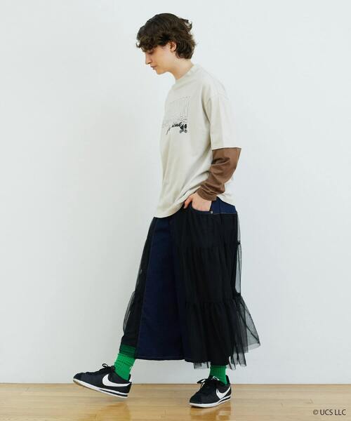 FRAPBOIS（フラボア）の「レイヤーカットソー（Tシャツ/カットソー・レディース・ベージュ・1/2）」の20枚目の写真