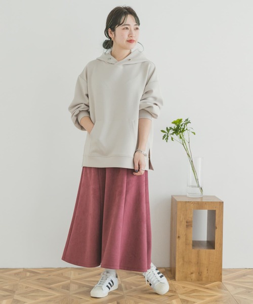 ITEMS URBANRESEARCH（アイテムズ アーバンリサーチ）の「ライトダンボールパーカー（パーカー・レディース・グレー系その他/ブラック/ブラウン/ブルー・FREE）」の5枚目の写真