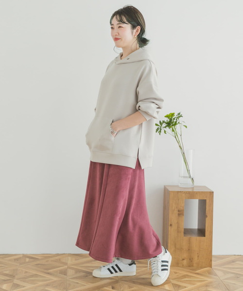 ITEMS URBANRESEARCH（アイテムズ アーバンリサーチ）の「ライトダンボールパーカー（パーカー・レディース・グレー系その他/ブラック/ブラウン/ブルー・FREE）」の6枚目の写真