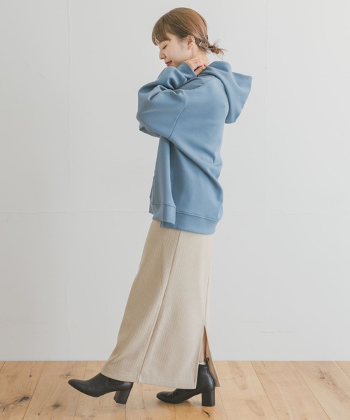 ITEMS URBANRESEARCH（アイテムズ アーバンリサーチ）の「ライトダンボールパーカー（パーカー・レディース・グレー系その他/ブラック/ブラウン/ブルー・FREE）」の15枚目の写真