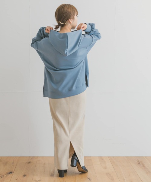 ITEMS URBANRESEARCH（アイテムズ アーバンリサーチ）の「ライトダンボールパーカー（パーカー・レディース・グレー系その他/ブラック/ブラウン/ブルー・FREE）」の16枚目の写真