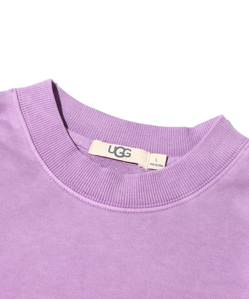 UGG(アグ)の「UGG@mos ピグメント スウェットトップス / アグ ピグメント スウェットトップス(スウェット・レディース・ブラック/ライトグレー/パープル・M/L/XL)」の5枚目の写真