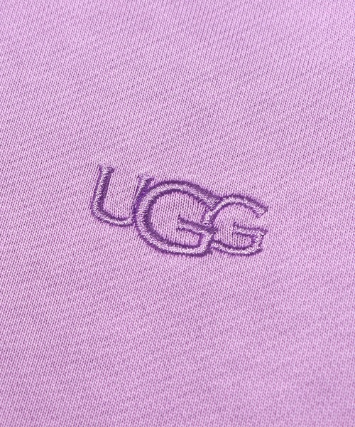 UGG(アグ)の「UGG@mos ピグメント スウェットトップス / アグ ピグメント スウェットトップス(スウェット・レディース・ブラック/ライトグレー/パープル・M/L/XL)」の6枚目の写真