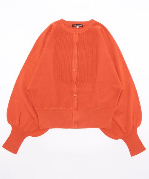 TITE IN THE STORE（ティテ　インザ　ストア）の「リブヨークドルマンスリーブニットカーディガン（カーディガン/ボレロ・レディース・ベージュ/ブラック/オレンジ/ブルー・38）」の8枚目の写真