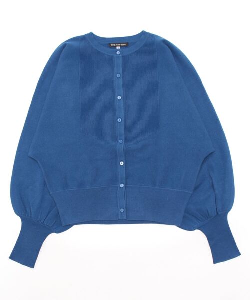 TITE IN THE STORE（ティテ　インザ　ストア）の「リブヨークドルマンスリーブニットカーディガン（カーディガン/ボレロ・レディース・ベージュ/ブラック/オレンジ/ブルー・38）」の7枚目の写真