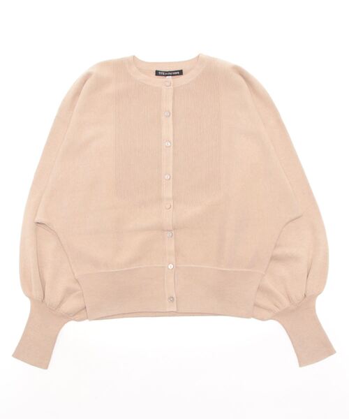 TITE IN THE STORE（ティテ　インザ　ストア）の「リブヨークドルマンスリーブニットカーディガン（カーディガン/ボレロ・レディース・ベージュ/ブラック/オレンジ/ブルー・38）」の6枚目の写真