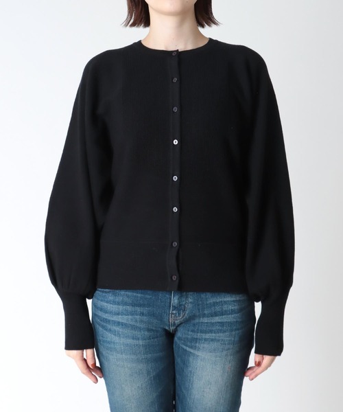 TITE IN THE STORE（ティテ　インザ　ストア）の「リブヨークドルマンスリーブニットカーディガン（カーディガン/ボレロ・レディース・ベージュ/ブラック/オレンジ/ブルー・38）」の12枚目の写真