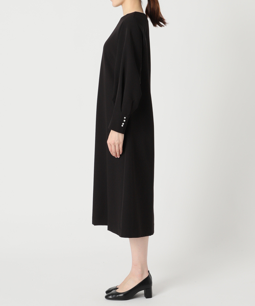 B.C STOCK（ベーセーストック）の「ダブルクロスボリュームスリーブワンピース（ワンピース・レディース・ブラック/ベージュ・FREE）」の17枚目の写真