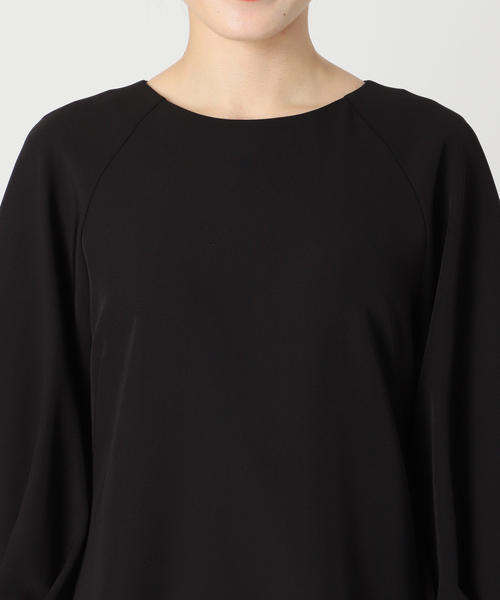 B.C STOCK（ベーセーストック）の「ダブルクロスボリュームスリーブワンピース（ワンピース・レディース・ブラック/ベージュ・FREE）」の21枚目の写真