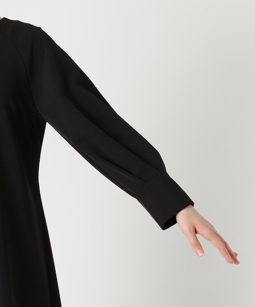 B.C STOCK（ベーセーストック）の「ダブルクロスボリュームスリーブワンピース（ワンピース・レディース・ブラック/ベージュ・FREE）」の22枚目の写真