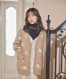ANDGEEBEE | UNISEX ロゴジャガードカーデ(カーディガン/ボレロ)