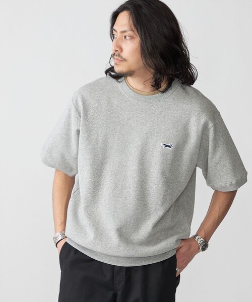 PENNEYS(ぺニーズ)の「*【SHIPS別注】PENNEYS: FOX ロゴ ワッペン ショートスリーブ スウェット 23SS(Tシャツ/カットソー・メンズ・オフホワイト/グレー/ネイビー/ロイヤルブルー・SMALL/MEDIUM/LARGE/X-LARGE)」の1枚目の写真