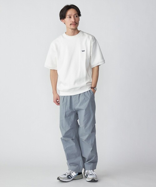 PENNEYS(ぺニーズ)の「*【SHIPS別注】PENNEYS: FOX ロゴ ワッペン ショートスリーブ スウェット 23SS(Tシャツ/カットソー・メンズ・オフホワイト/グレー/ネイビー/ロイヤルブルー・SMALL/MEDIUM/LARGE/X-LARGE)」の5枚目の写真