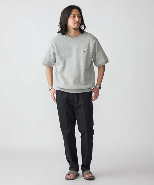 PENNEYS(ぺニーズ)の「*【SHIPS別注】PENNEYS: FOX ロゴ ワッペン ショートスリーブ スウェット 23SS(Tシャツ/カットソー・メンズ・オフホワイト/グレー/ネイビー/ロイヤルブルー・SMALL/MEDIUM/LARGE/X-LARGE)」の6枚目の写真