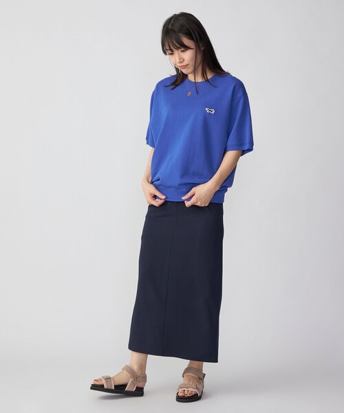 PENNEYS(ぺニーズ)の「*【SHIPS別注】PENNEYS: FOX ロゴ ワッペン ショートスリーブ スウェット 23SS(Tシャツ/カットソー・メンズ・オフホワイト/グレー/ネイビー/ロイヤルブルー・SMALL/MEDIUM/LARGE/X-LARGE)」の8枚目の写真