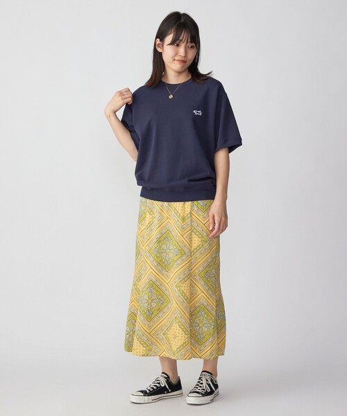 PENNEYS(ぺニーズ)の「*【SHIPS別注】PENNEYS: FOX ロゴ ワッペン ショートスリーブ スウェット 23SS(Tシャツ/カットソー・メンズ・オフホワイト/グレー/ネイビー/ロイヤルブルー・SMALL/MEDIUM/LARGE/X-LARGE)」の10枚目の写真