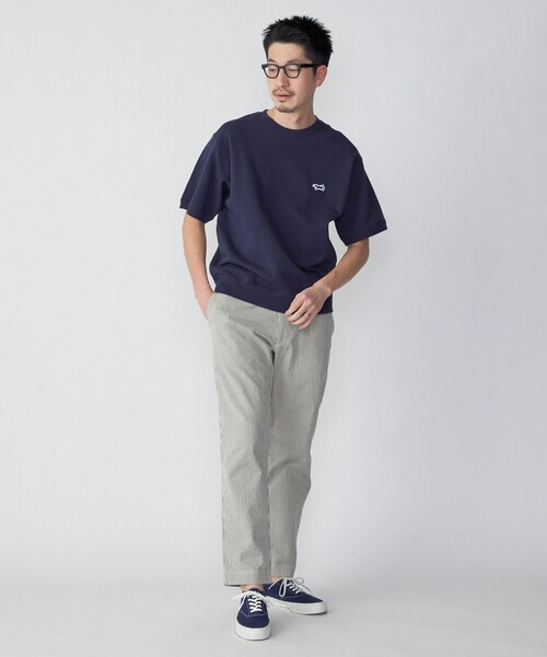 PENNEYS(ぺニーズ)の「*【SHIPS別注】PENNEYS: FOX ロゴ ワッペン ショートスリーブ スウェット 23SS(Tシャツ/カットソー・メンズ・オフホワイト/グレー/ネイビー/ロイヤルブルー・SMALL/MEDIUM/LARGE/X-LARGE)」の11枚目の写真