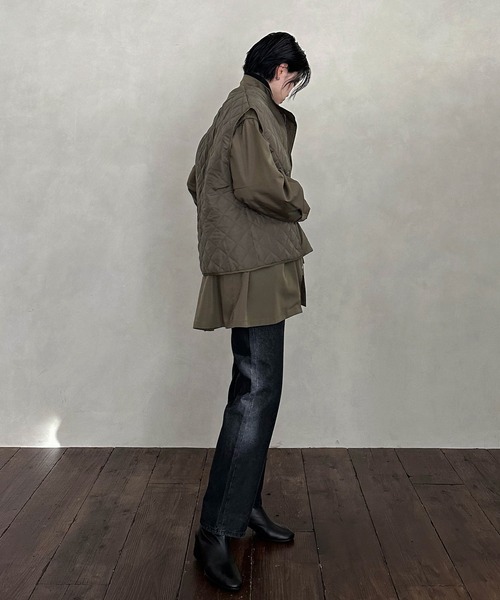 hellam（へラム）の「4WAY ミドル丈モッズコート（モッズコート・レディース・アイボリー/カーキ/ブラック・FREE）」の10枚目の写真