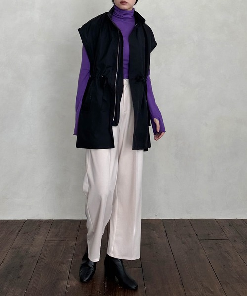 hellam（へラム）の「4WAY ミドル丈モッズコート（モッズコート・レディース・アイボリー/カーキ/ブラック・FREE）」の20枚目の写真