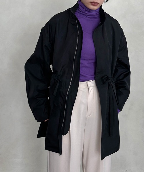 hellam（へラム）の「4WAY ミドル丈モッズコート（モッズコート・レディース・アイボリー/カーキ/ブラック・FREE）」の17枚目の写真