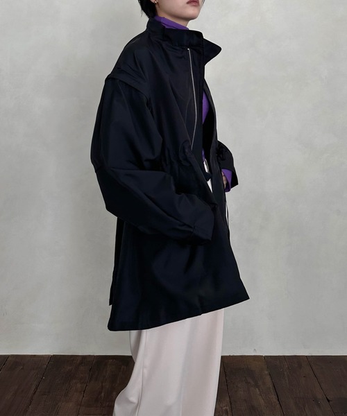 hellam（へラム）の「4WAY ミドル丈モッズコート（モッズコート・レディース・アイボリー/カーキ/ブラック・FREE）」の11枚目の写真