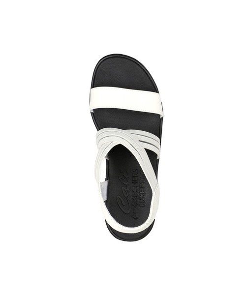 SKECHERS(スケッチャーズ)の「SKECHERS CALI RUMBLE ON-DAY FLIRT / スケッチャーズ カリ ランブル オン デイ フラート(サンダル・レディース・ホワイト×ブラック/ブラック・23cm/24cm/25cm/22cm/26cm/27cm)」の3枚目の写真