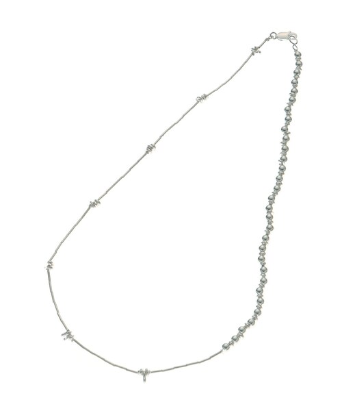 JAMIRAY（ジャミレイ）の「◆JAMIRAY(ジャミレイ) SILVER BEADS SHORT ネックレス（ネックレス・レディース・シルバー・00）」の7枚目の写真
