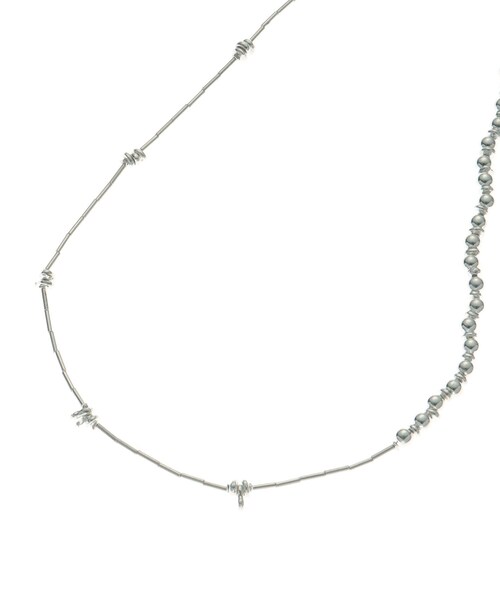JAMIRAY（ジャミレイ）の「◆JAMIRAY(ジャミレイ) SILVER BEADS SHORT ネックレス（ネックレス・レディース・シルバー・00）」の6枚目の写真