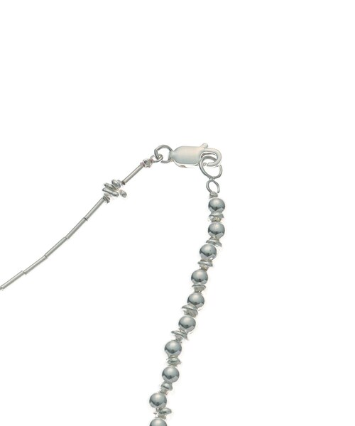 JAMIRAY（ジャミレイ）の「◆JAMIRAY(ジャミレイ) SILVER BEADS SHORT ネックレス（ネックレス・レディース・シルバー・00）」の3枚目の写真