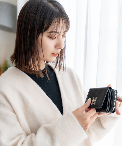 Rename(リネーム)の「Rename 回転金具 3つ折り財布 ウォレット(財布・メンズ・ブラック/ブラウン/ターコイズブルー/キャメル/シルバー/ゴールド・FREE)」の13枚目の写真