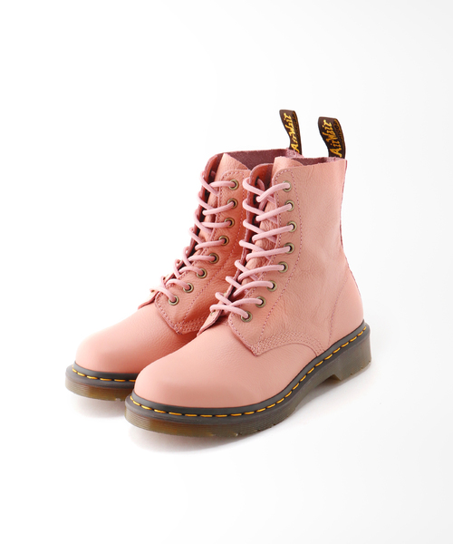 【Dr. Martens】 メタックカラーピンク ハイカットブーツ Dr.Martens - 美品 ドクターマーチン Dr.Martens ブーツ