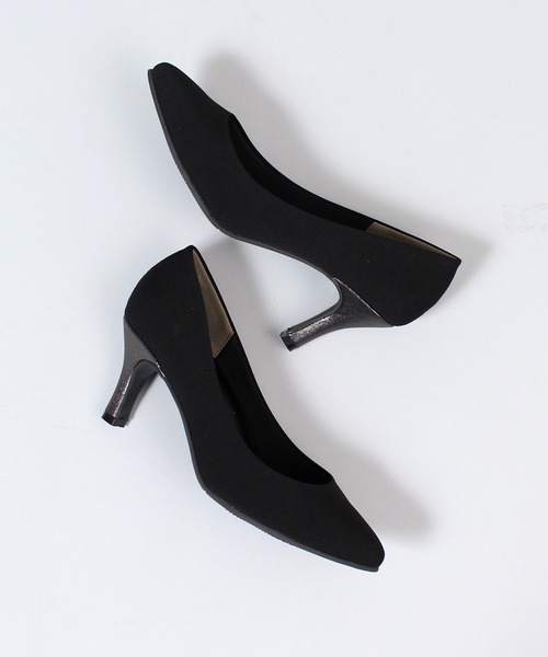 Parade（パレード）の「【極ふわっ】7cmヒールプレーンパンプス　22091【Parade】（パンプス・レディース・ブラック系その他/シルバー/ライトベージュ/ベージュ系その他/ブラック系その他2/ブラック/ライトグレー/ゴールド・22.0cm/23.0cm/24.0cm/23.5cm/24.5cm/25.0cm/25.5cm/22.5cm）」の3枚目の写真