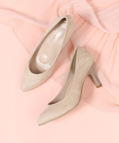 Parade（パレード）の「【極ふわっ】7cmヒールプレーンパンプス　22091【Parade】（パンプス・レディース・ブラック系その他/シルバー/ライトベージュ/ベージュ系その他/ブラック系その他2/ブラック/ライトグレー/ゴールド・22.0cm/23.0cm/24.0cm/23.5cm/24.5cm/25.0cm/25.5cm/22.5cm）」の6枚目の写真