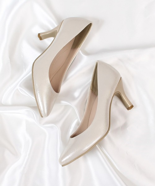 Parade（パレード）の「【極ふわっ】7cmヒールプレーンパンプス　22091【Parade】（パンプス・レディース・ブラック系その他/シルバー/ライトベージュ/ベージュ系その他/ブラック系その他2/ブラック/ライトグレー/ゴールド・22.0cm/23.0cm/24.0cm/23.5cm/24.5cm/25.0cm/25.5cm/22.5cm）」の8枚目の写真