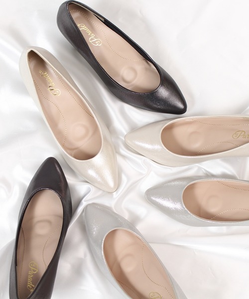 Parade（パレード）の「【極ふわっ】7cmヒールプレーンパンプス　22091【Parade】（パンプス・レディース・ブラック系その他/シルバー/ライトベージュ/ベージュ系その他/ブラック系その他2/ブラック/ライトグレー/ゴールド・22.0cm/23.0cm/24.0cm/23.5cm/24.5cm/25.0cm/25.5cm/22.5cm）」の17枚目の写真