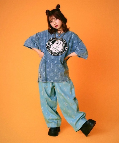 GALFY（ガルフィー）の「【GALFY/ガルフィー】紋紋 GALFY デニムパンツ 