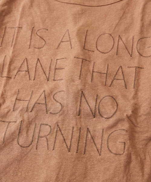 TOBILA（トビラ）の「綿麻天竺バックツイストクルーネックTシャツ（Tシャツ/カットソー・レディース・スミクロ/ピンク/ホワイト/ブラウン・M）」の21枚目の写真