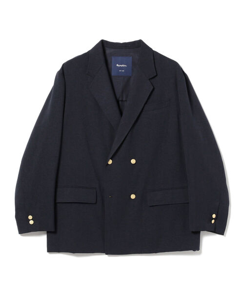 GYMPHLEX(ジムフレックス)の「GYMPHLEX / ダブルブレストブレザー(テーラードジャケット・メンズ・ネイビー・MEDIUM/SMALL)」の5枚目の写真