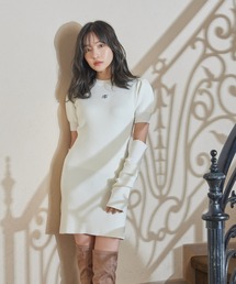 ANDGEEBEE | アームカバーミニニットワンピ(ワンピース)