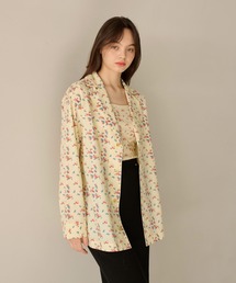 フルーツ柄 シャツジャケット TINA：JOJUN