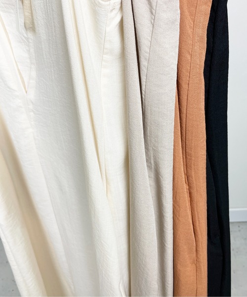 StyleSea（スタイルシー）の「Vネックデザインワンピース（ワンピース・レディース・アイボリー/ライトベージュ/オレンジ/ブラック・MEDIUM）」の5枚目の写真