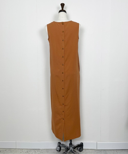 StyleSea（スタイルシー）の「Vネックデザインワンピース（ワンピース・レディース・アイボリー/ライトベージュ/オレンジ/ブラック・MEDIUM）」の10枚目の写真