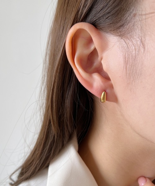 iso（イソ）の「【ステンレス】ミニドロップピアス（ピアス（両耳用）・レディース・シルバー/ゴールド・FREE）」の13枚目の写真
