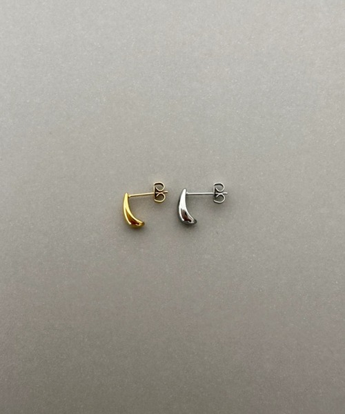 iso（イソ）の「【ステンレス】ミニドロップピアス（ピアス（両耳用）・レディース・シルバー/ゴールド・FREE）」の5枚目の写真