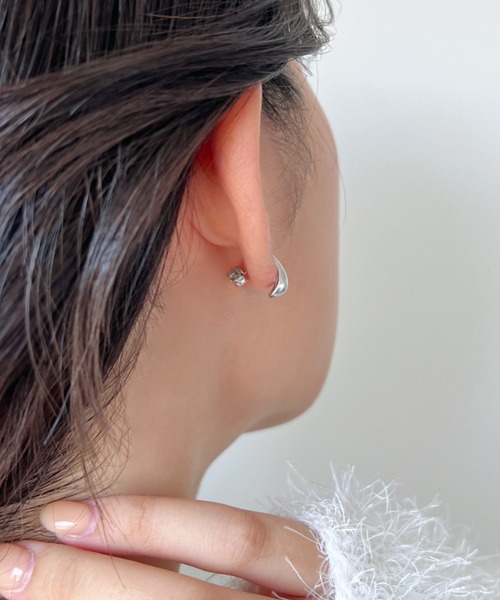 iso（イソ）の「【ステンレス】ミニドロップピアス（ピアス（両耳用）・レディース・シルバー/ゴールド・FREE）」の20枚目の写真