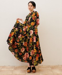 manana suerte | オリジナルプリントリゾートワンピース(ワンピース)