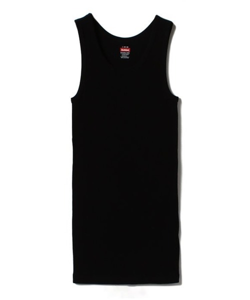 Healthknit（ヘルスニット）の「【Healthknit】2-53001 2P パック入り ベーシックリブコットンタンクトップ（タンクトップ・メンズ・ホワイト/ブラック/グレー・L/M）」の14枚目の写真