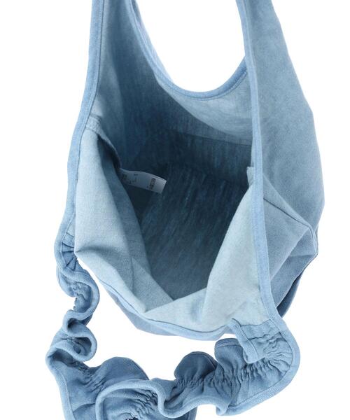 AMERICAN HOLIC（アメリカンホリック）の「デニムフリルバッグ（エコバッグ/サブバッグ・レディース・サックスブルー・FREE）」の6枚目の写真